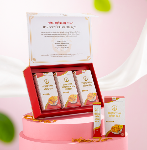 Dong Thao NAM - Pack 30, Cordyceps Militaris and Red Ginseng Powder