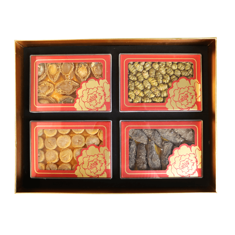 Premium Gift Box Sea Cucumber Abalone Dried Scallop Dried Dendrobium