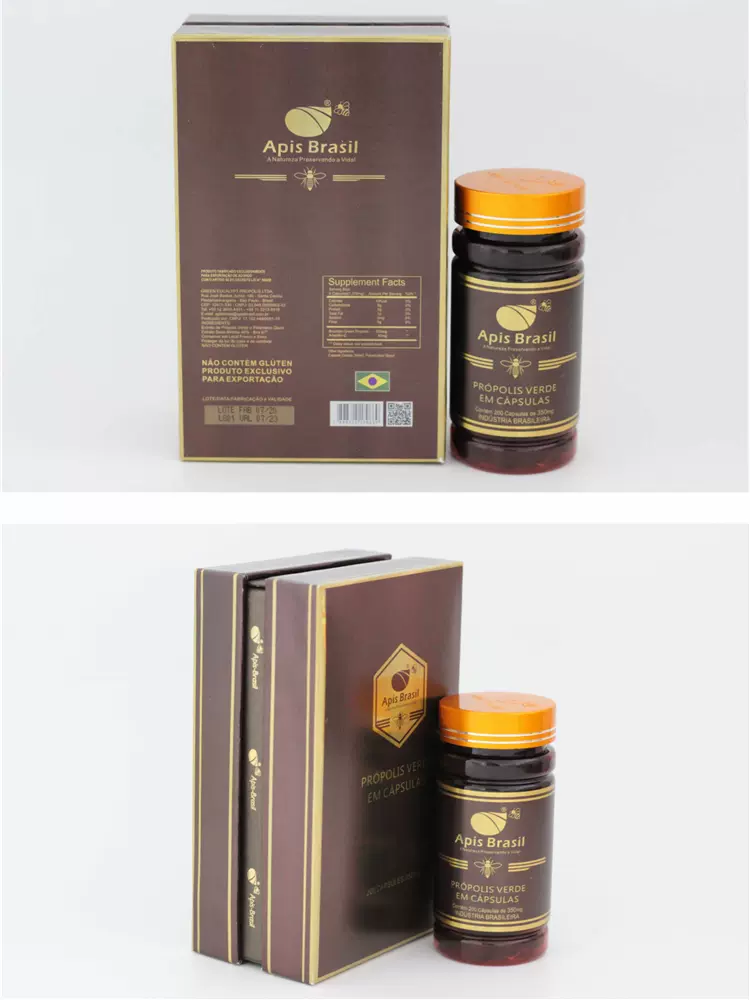 Apis Brasil Propolis Capsules x3